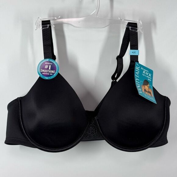 B40 -- Vanity Fair Beauty Back Full-Figure Back-Smoothing Underwire Bra - 76380 - Picture 1 of 8